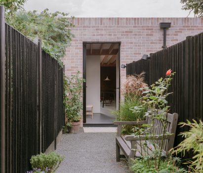 Exterior image of the entrance to Cork House