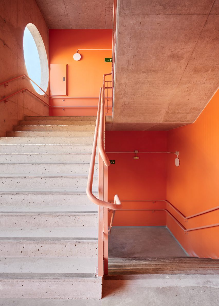 Staircase in Reggio School