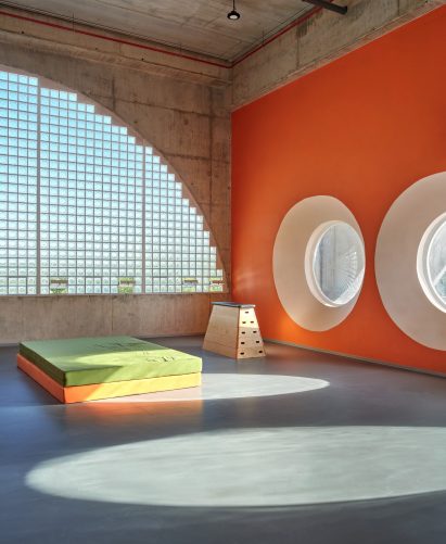 Plaza in Reggio School