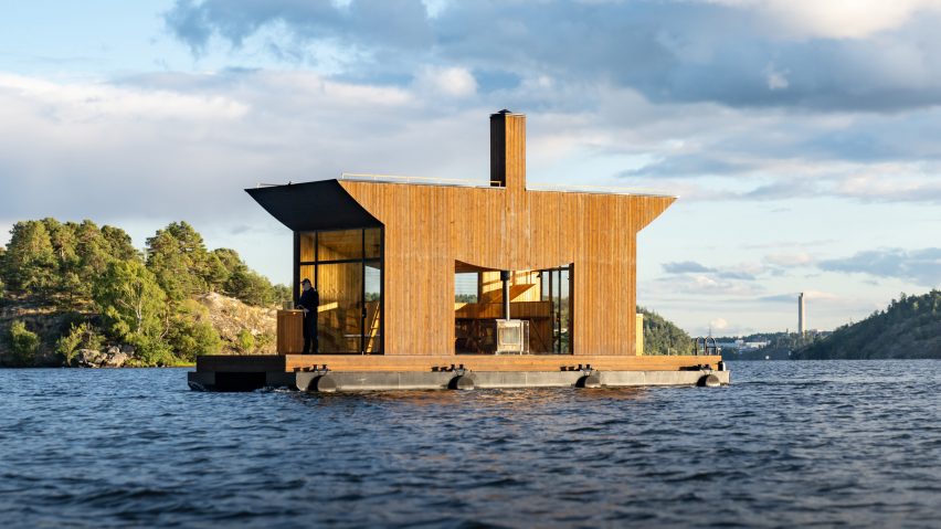 Big Branzino floating sauna