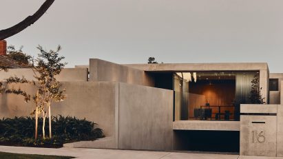 Exterior of The Courtyard Residence by FGR Architects