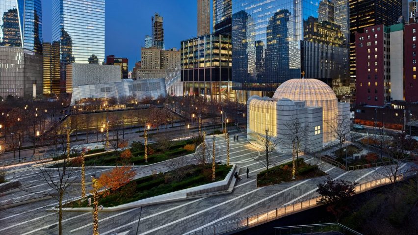 St Nicholas Greek Orthodox church at the World Trade Center site New York