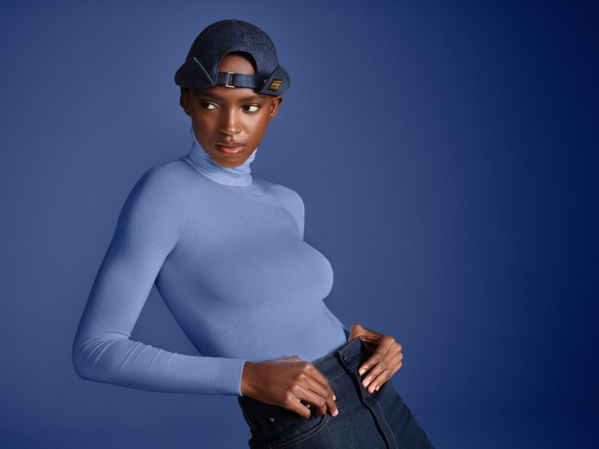 Stephen Jones collaborates with G-Star Raw to create couture denim hats