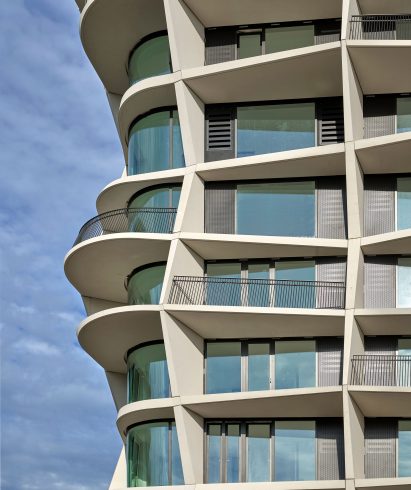 Quartz Studio Gang Amsterdam tower section