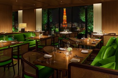 Jade Room restaurant at the Tokyo Edition, Toranomon hotel