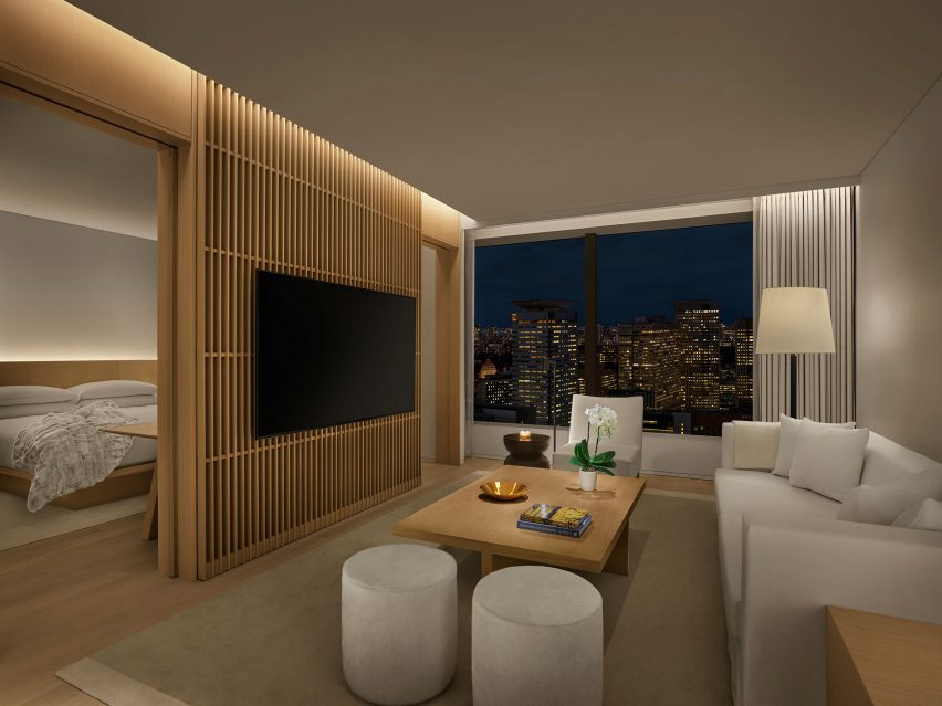 Suite at the Tokyo Edition, Toranomon hotel