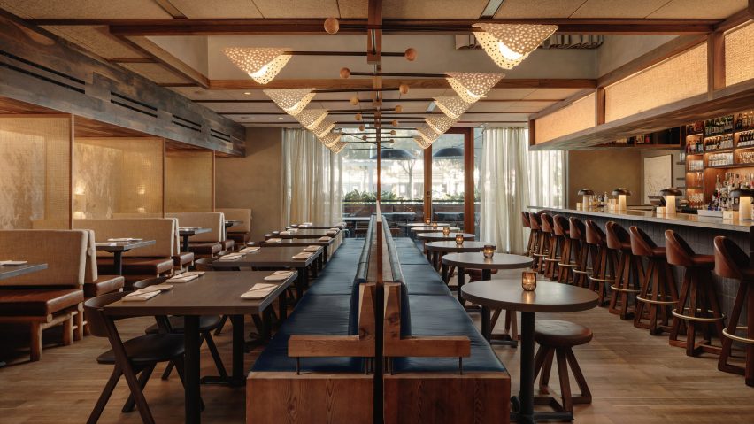 Front dining room at Uchiko Houston