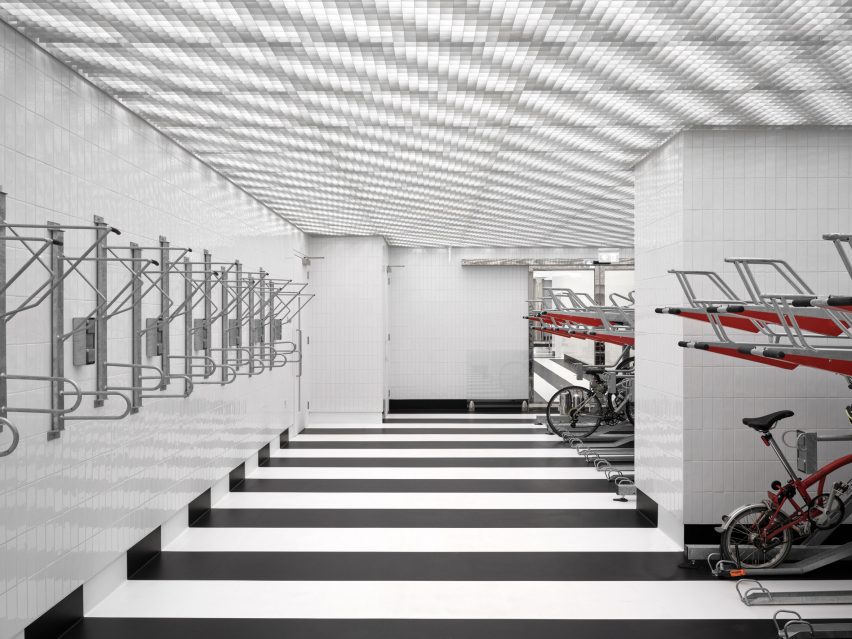 Interior of UK House on Oxford Street by Christ & Gantenbein