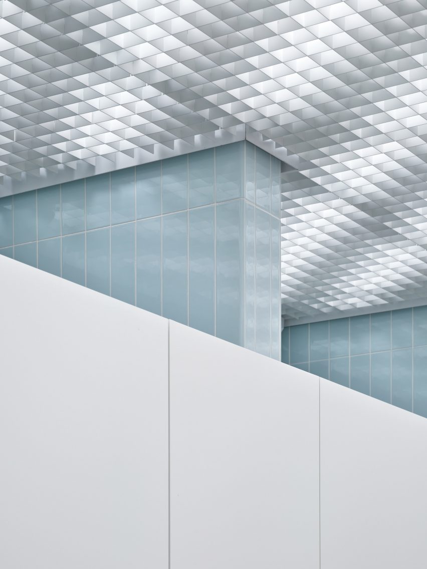 Interior of UK House on Oxford Street by Christ & Gantenbein