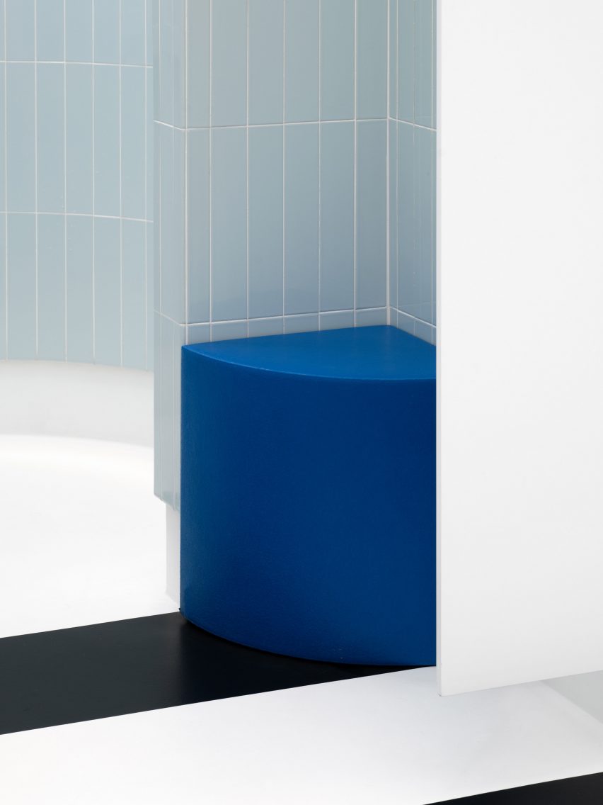 Interior of UK House on Oxford Street by Christ & Gantenbein