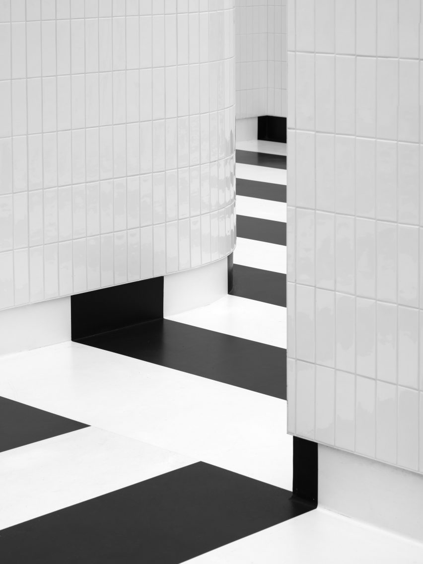 Interior of UK House on Oxford Street by Christ & Gantenbein
