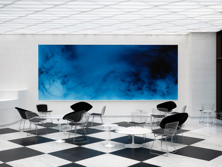 Interior of UK House on Oxford Street by Christ & Gantenbein