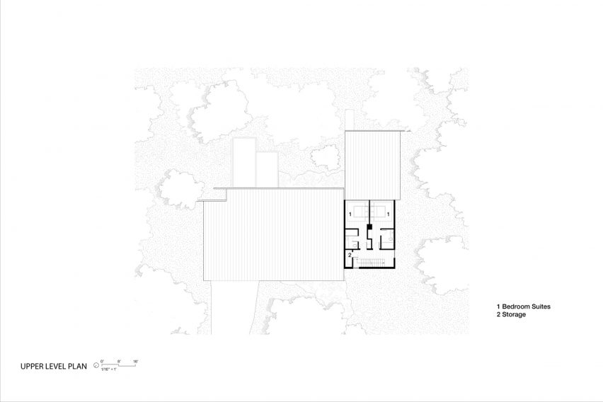 Upper floor plan