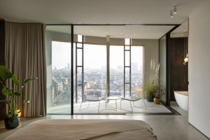 Zecc Architecten-designed apartment with loggia