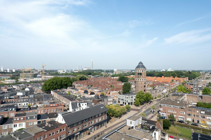 Amsterdamsestraatweg water tower renovation by Zecc Architecten