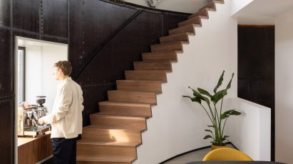 Interior of renovated Amsterdamsestraatweg water tower