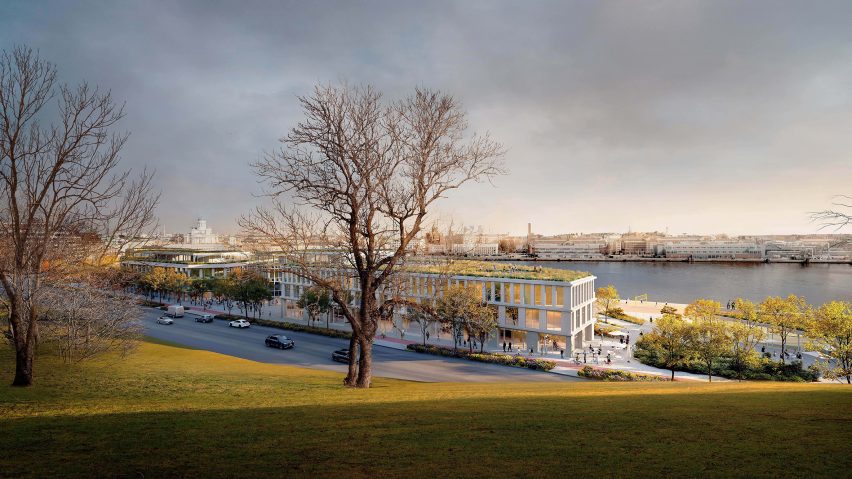 White Arkitekter and K2S Architects' Saaret proposal for Makasiiniranta waterfront in Helsinki