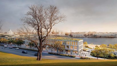 White Arkitekter and K2S Architects' Saaret proposal for Makasiiniranta waterfront in Helsinki