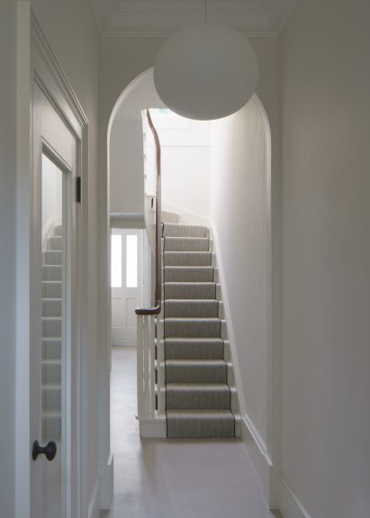 Hallway of Butterfly House by Will Gamble Architects