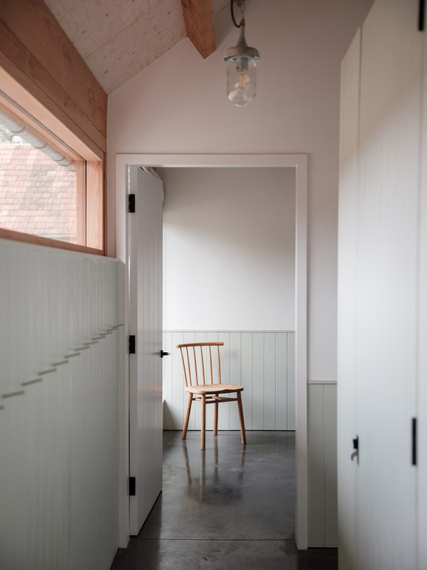 Interior of Wraxall Yard homes by Clementine Blakemore Architects
