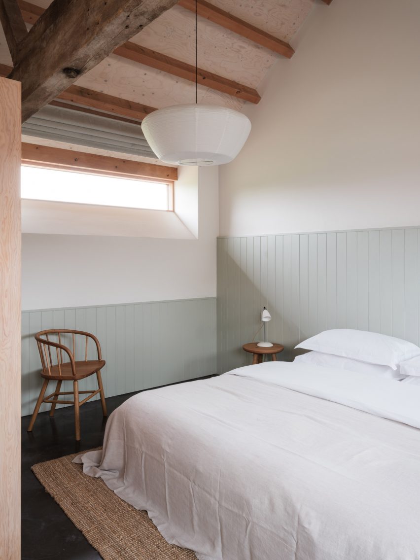 Interior of Wraxall Yard homes by Clementine Blakemore Architects