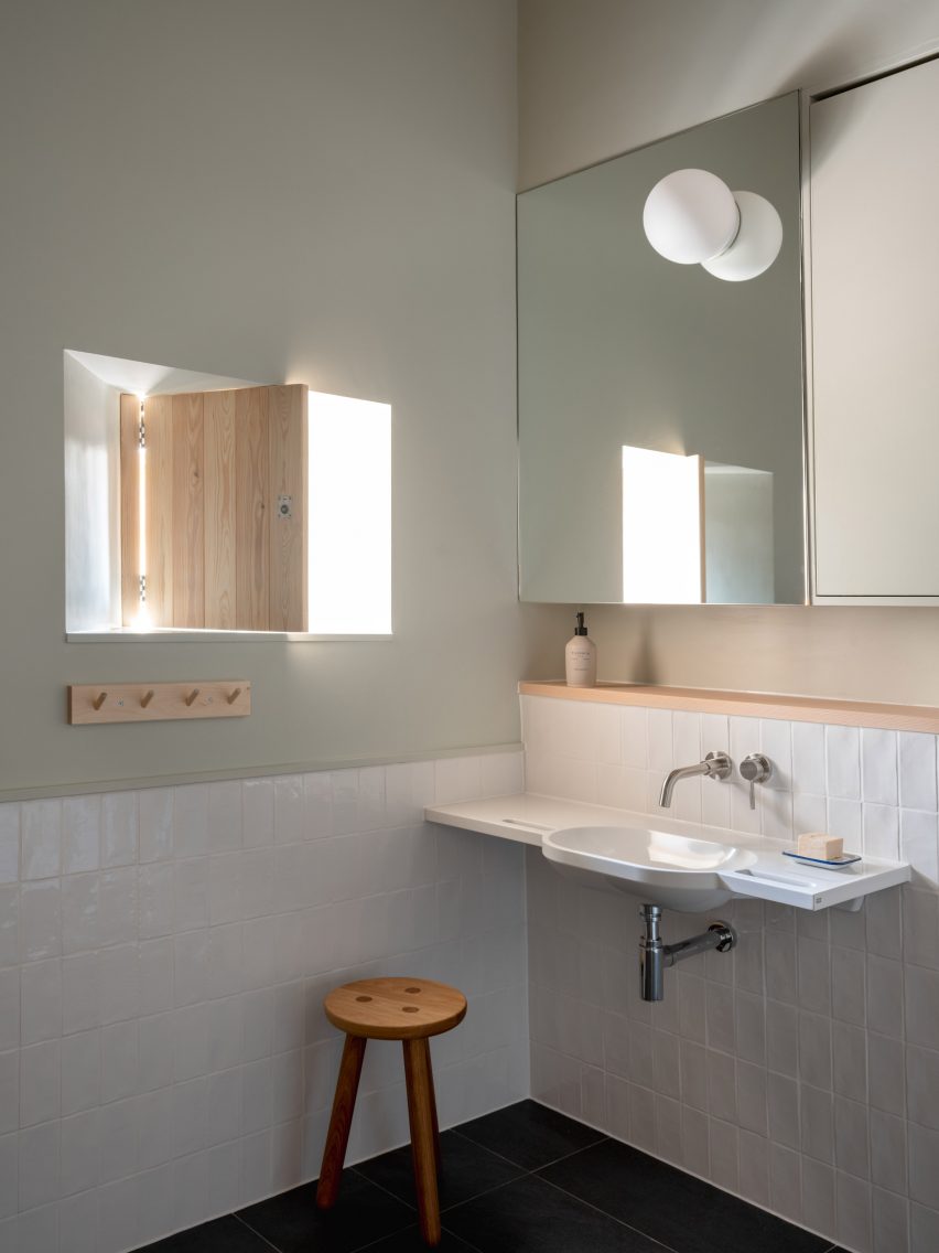 Interior of Wraxall Yard homes by Clementine Blakemore Architects