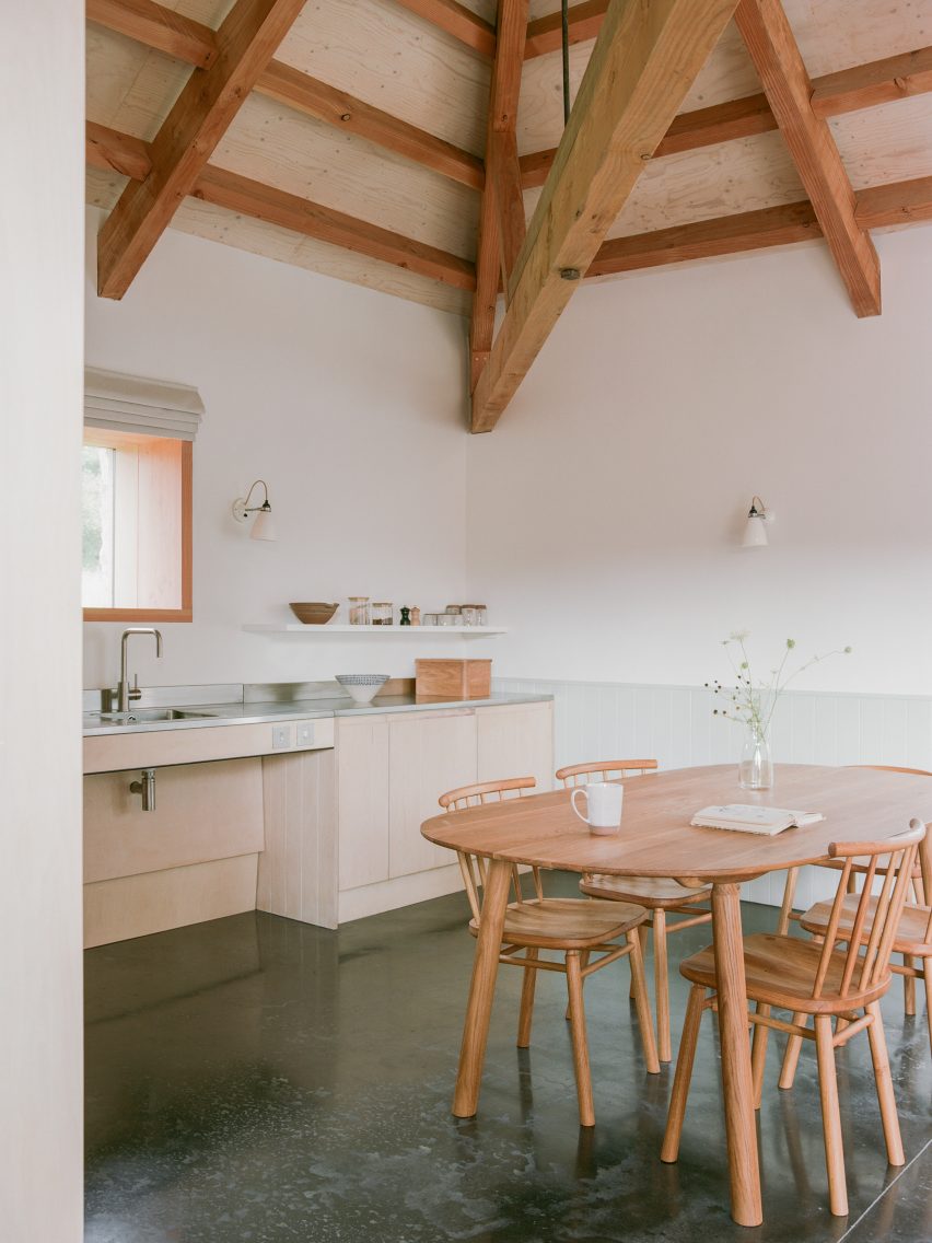 Interior of Wraxall Yard homes by Clementine Blakemore Architects