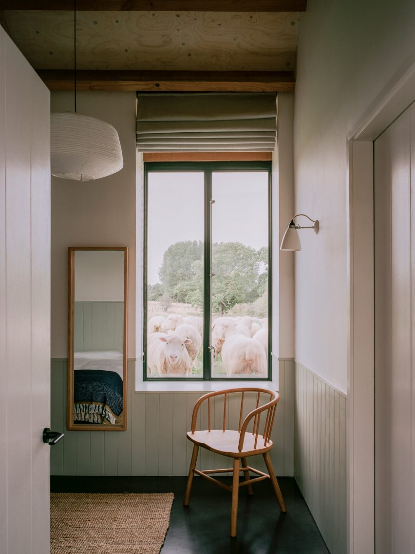 Interior of Wraxall Yard homes by Clementine Blakemore Architects