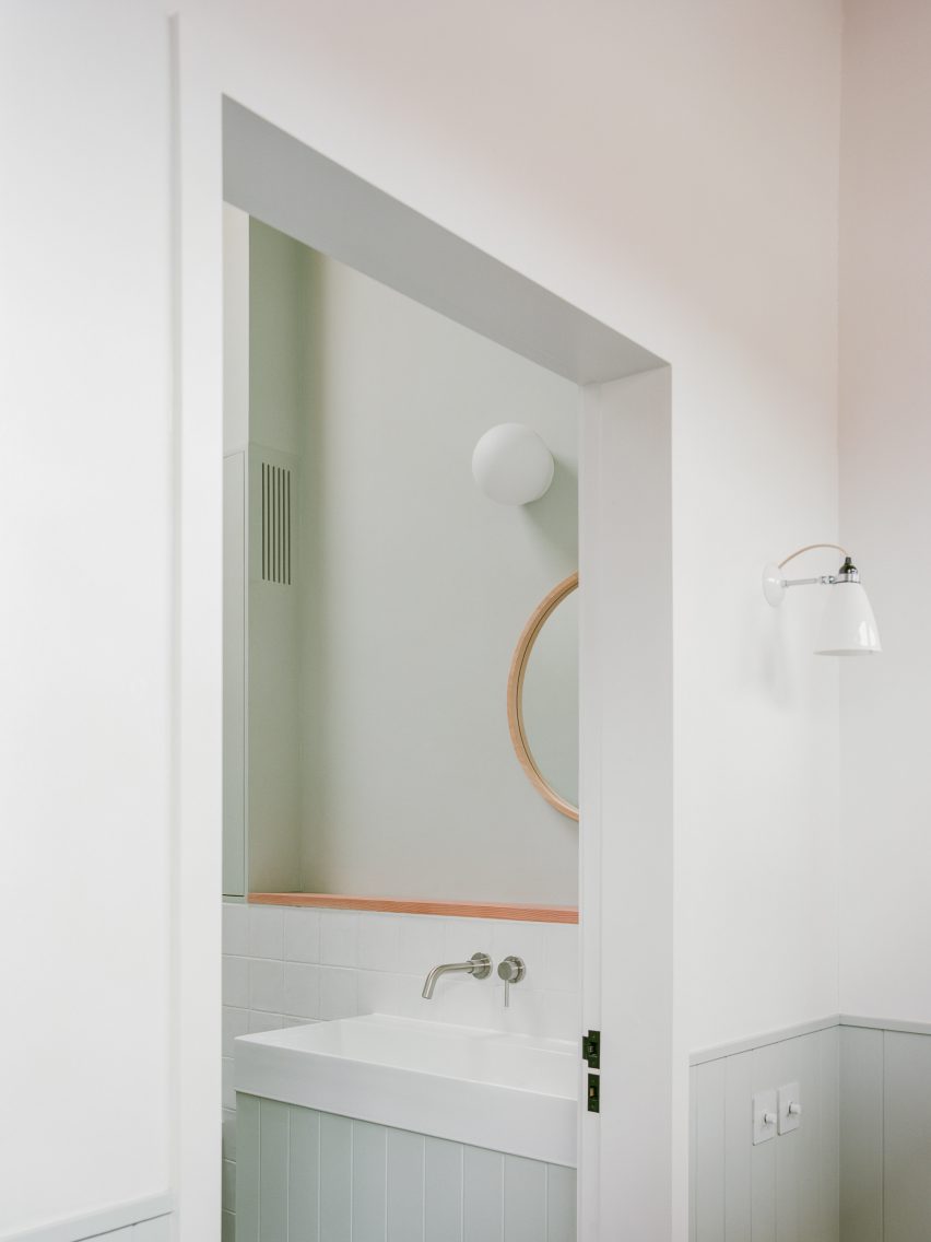 Interior of Wraxall Yard homes by Clementine Blakemore Architects