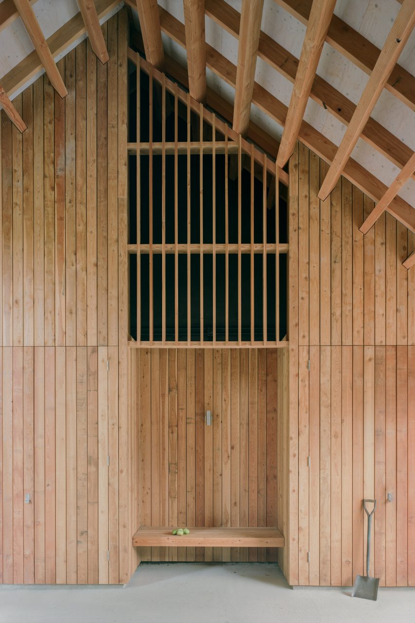 Interior of Wraxall Yard homes by Clementine Blakemore Architects