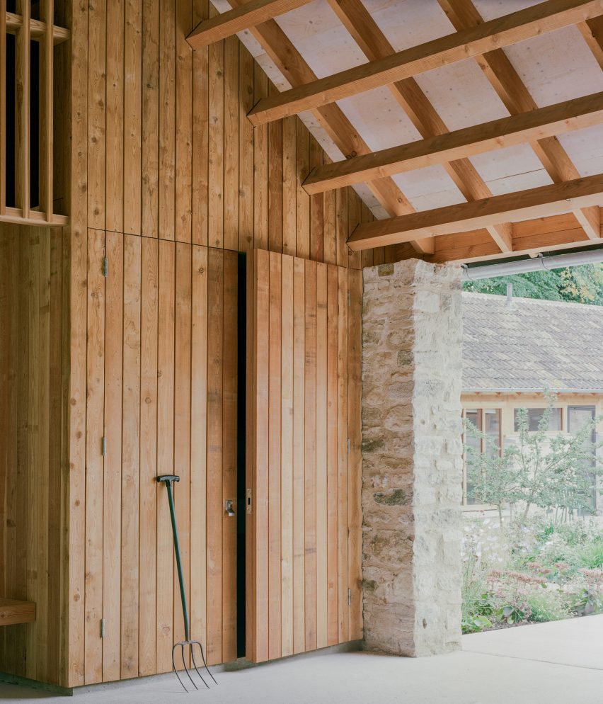 Interior of Wraxall Yard homes by Clementine Blakemore Architects