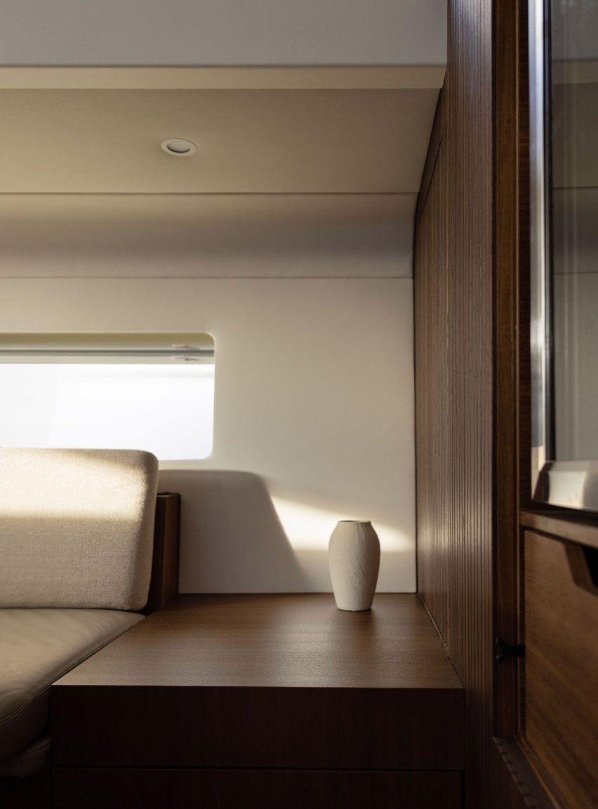 Y9 Yacht features minimalist interiors designed by Norm Architects