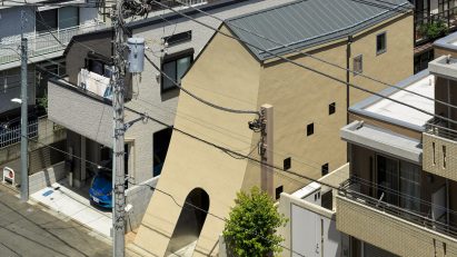 Aerial view of A Japanese Manga Artist's House by Tan Yamanouchi & AWGL