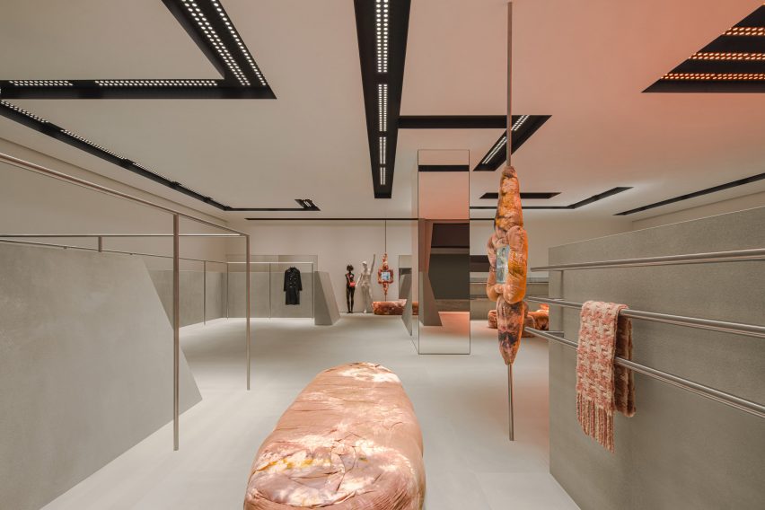 Interior of Acne Studios store in SKP Chengdu