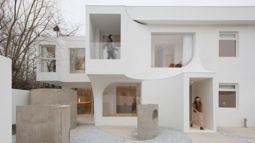 Exterior of the Sleeping Lab hotel by Atelier d'More