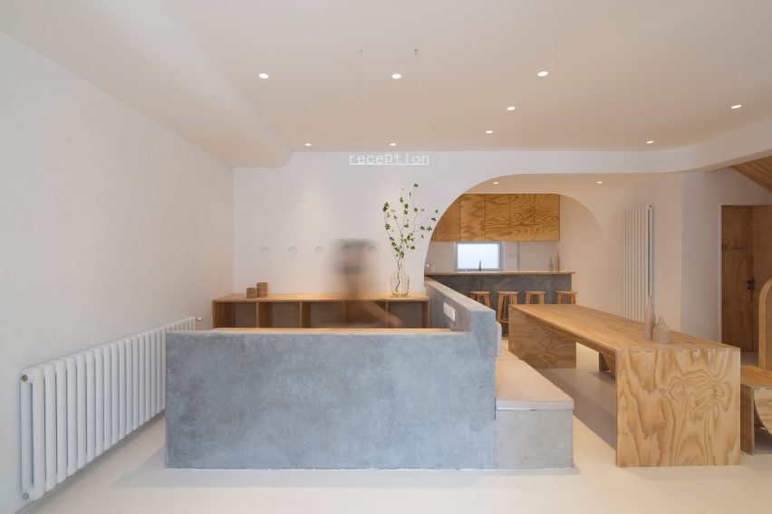 Interior of the Sleeping Lab hotel by Atelier d'More