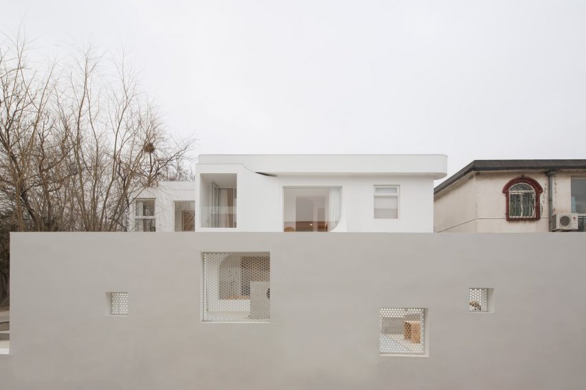 Exterior of the Sleeping Lab hotel designed by Atelier d’More