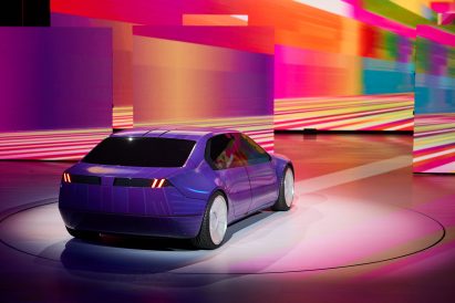 Purple phase of colour changing BMW