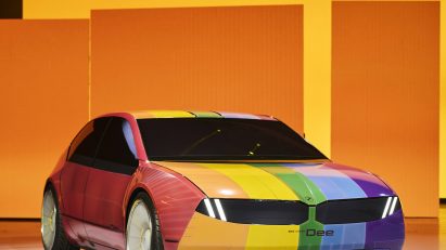 BMW colour-changing car