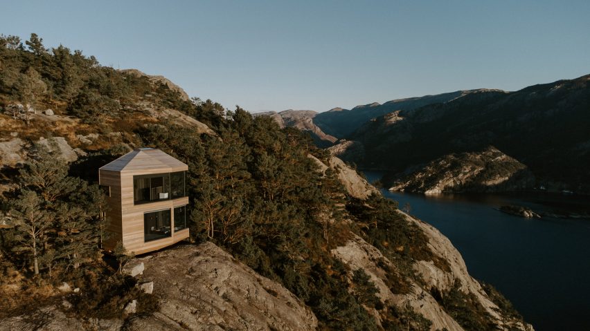 Exterior of Bolder Star Lodges in Norway by Snøhetta and Vipp
