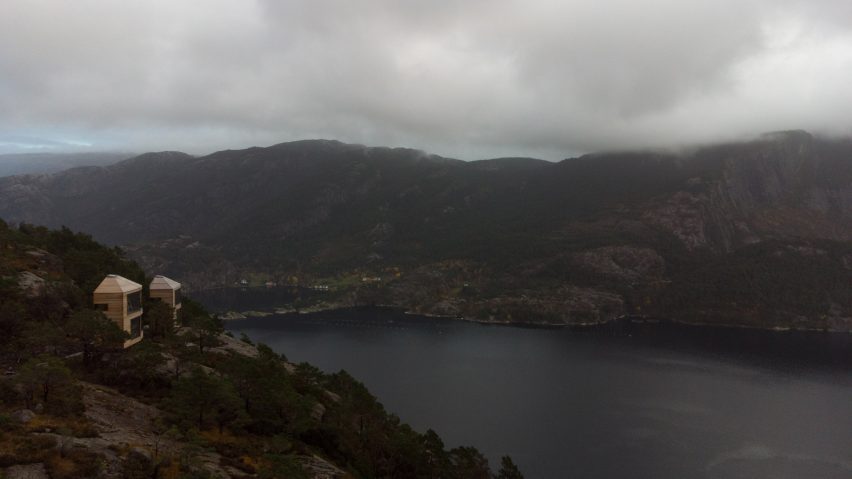 Exterior of Bolder Star Lodges in Norway by Snøhetta and Vipp