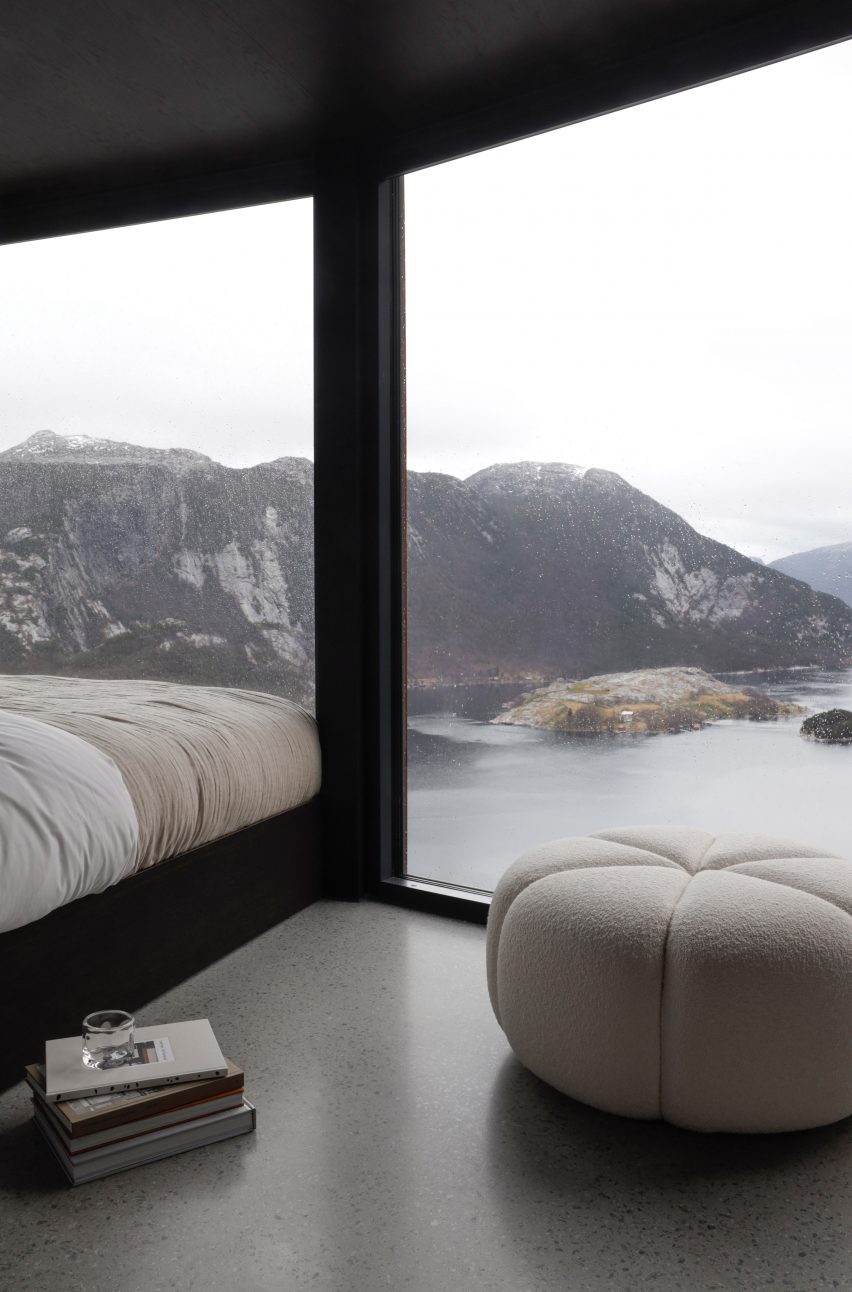 Interior of Bolder Star Lodges in Norway by Snøhetta and Vipp
