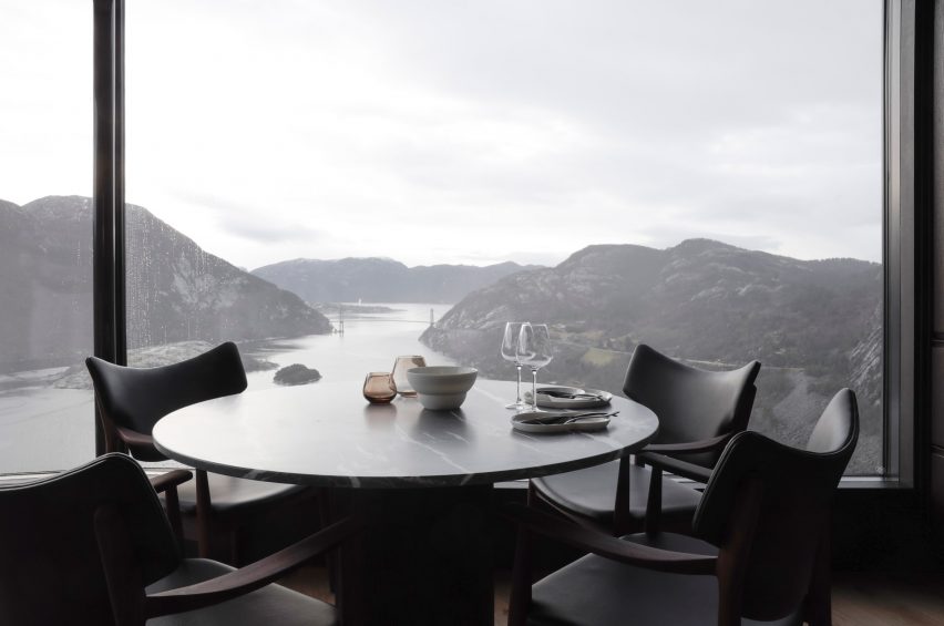 Interior of Bolder Star Lodges in Norway by Snøhetta and Vipp
