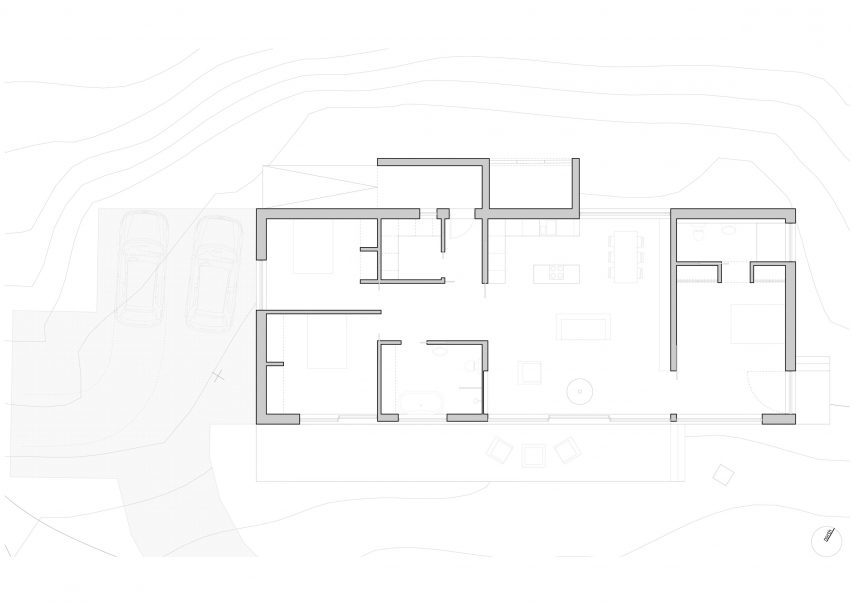 Ground floorplan of Spyon Cop