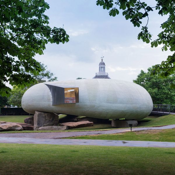 Pebble-like 2014 Serpentine Gallery Pavilion, London, by Smiljan Radić