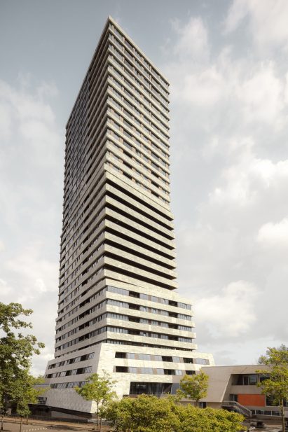 Twisting tower in the Netherlands by Powerhouse Company