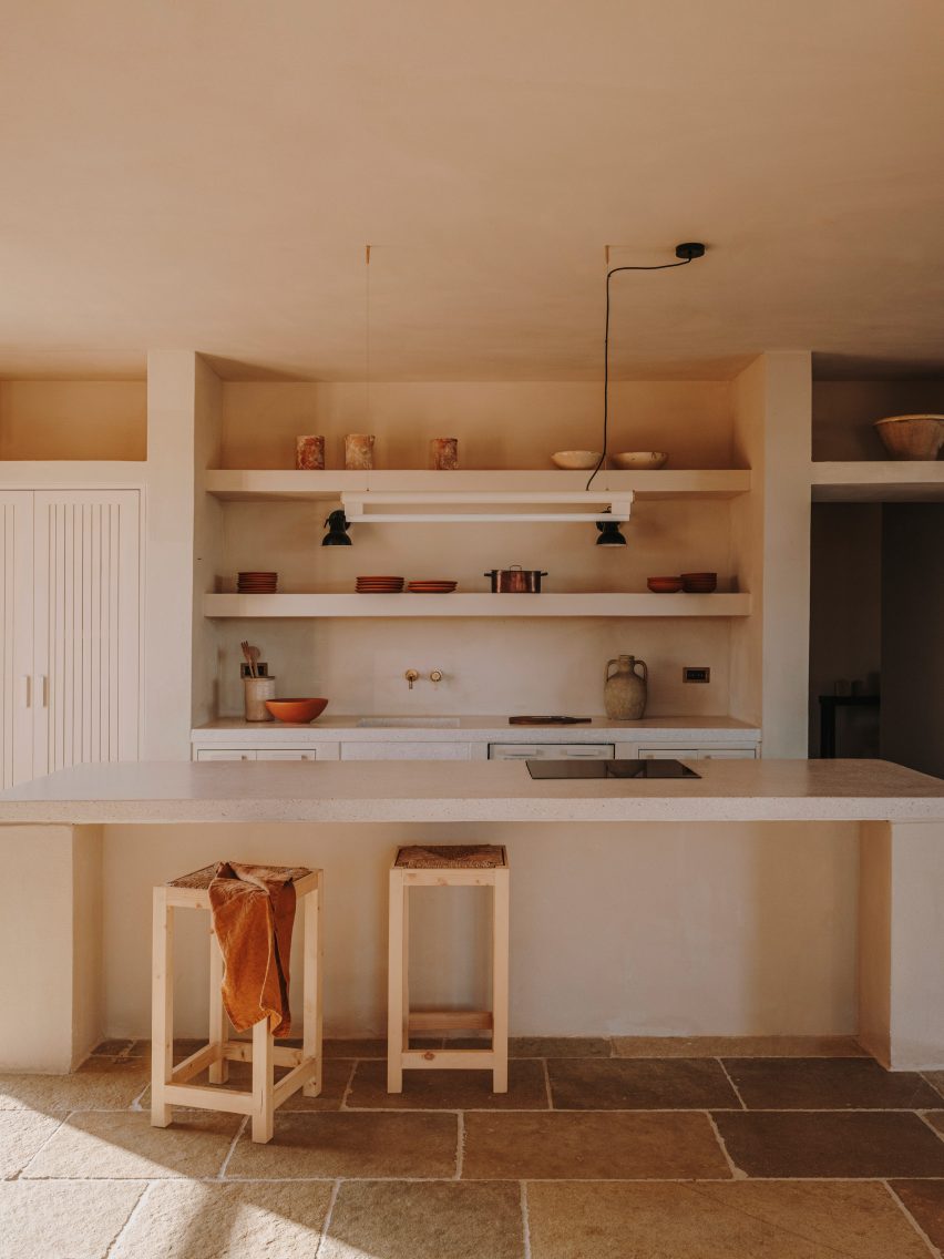 Interior of Casa Maiora by Studio Andrew Trotter in Puglia
