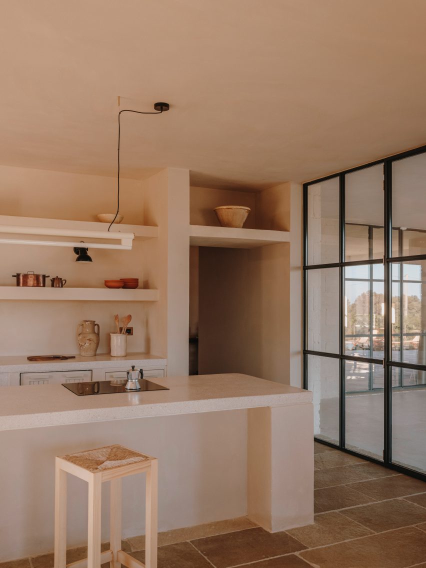 Interior of Casa Maiora by Studio Andrew Trotter in Puglia