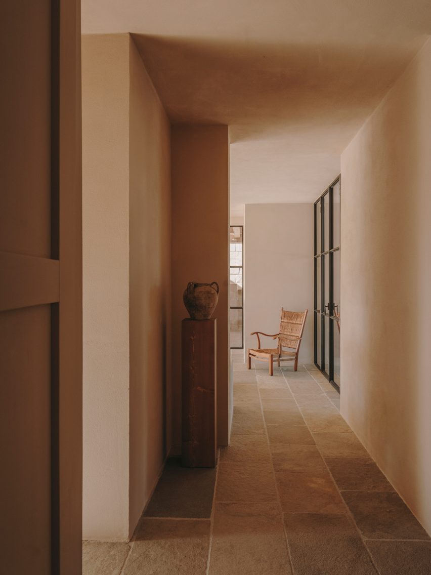 Interior of Casa Maiora by Studio Andrew Trotter in Puglia
