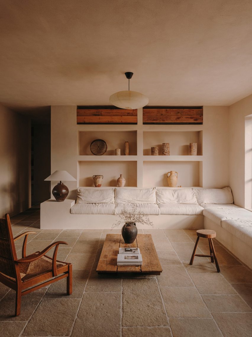 Interior of Casa Maiora by Studio Andrew Trotter in Puglia